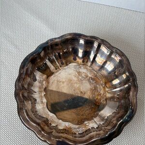 WM A Rogers Silver Plate Round Dish